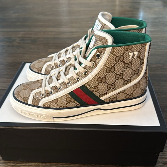 Authentic high top Gucci sneakers - Picture 4 of 6